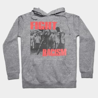 fight racism vintage 80s Hoodie